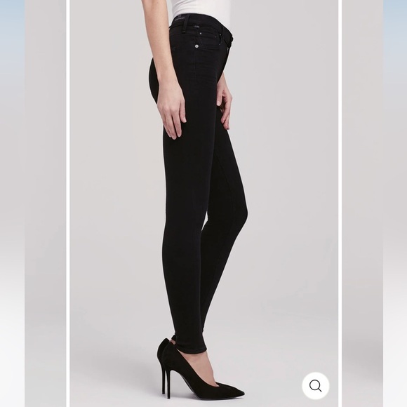 Citizens Of Humanity Rocket High Rise Jeans in Classic Black, Size 30 - Picture 1 of 10